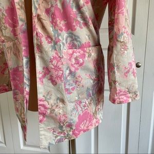 Floral Cotton Blazer Garden Girl Summer